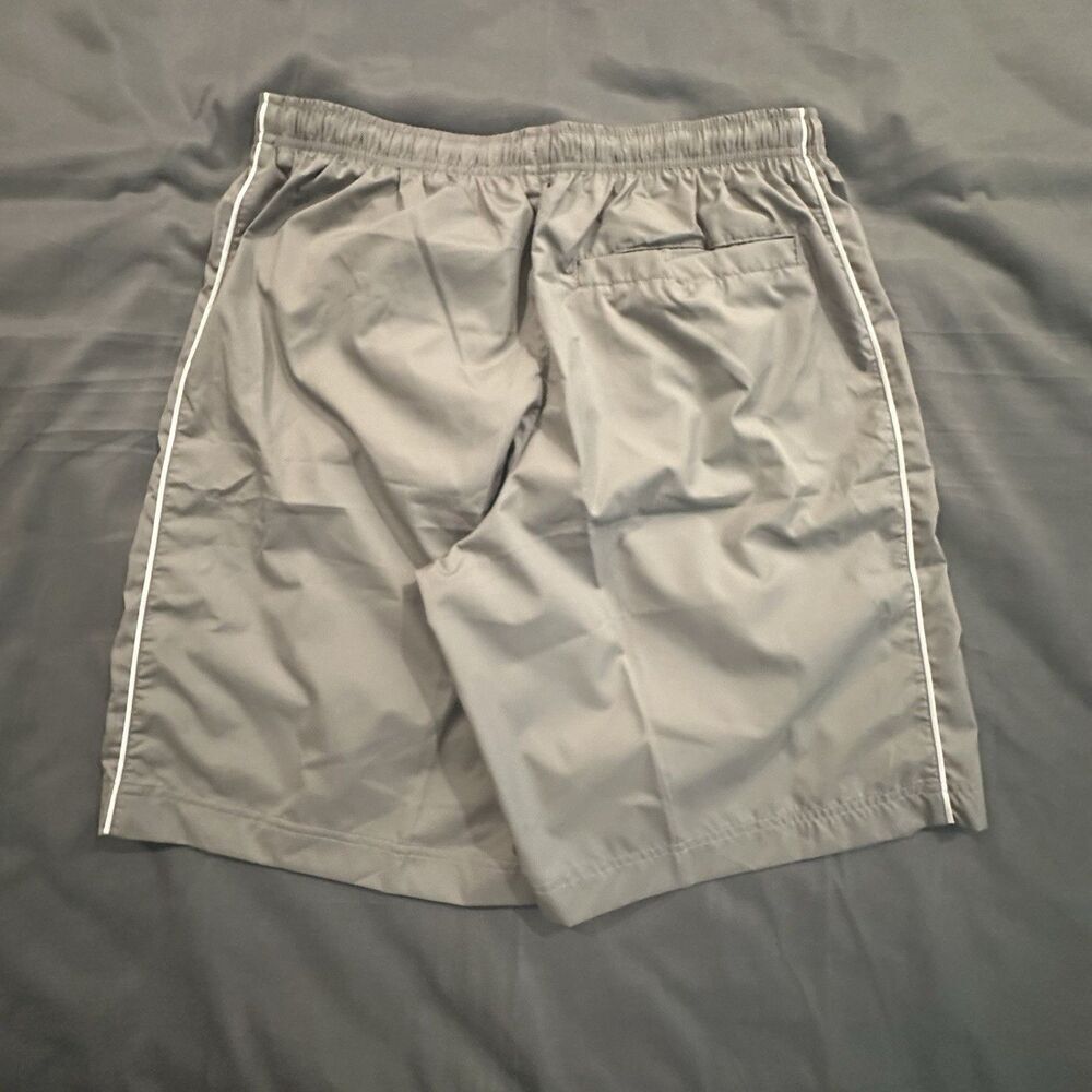 Vintage Nike Board Shorts Men’s XL Striped Silver Tag Y2K 00s Swim Trunks Gray - Picture 11 of 11